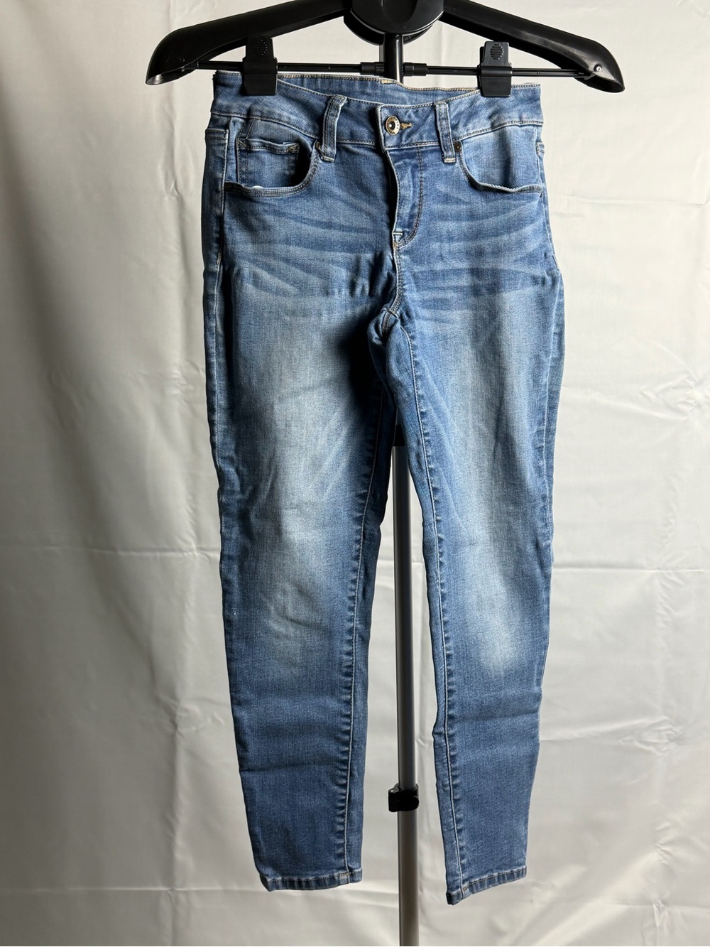 Empyre Light Blue Skinny Jeans - Faded Wash
